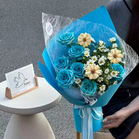 Papel de Envolver Flores de Fibra de Seda de Poliéster Translúcido, Textura Tipo Malla, Envoltura Floral Auxiliar, Suministros para Floristas al por Mayor