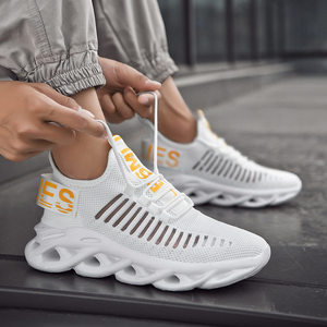 Zapatillas de Running <span class=keywords><strong>para</strong></span> Hombre con Parte Superior de Malla Vulcanizada, Ligeras y Acolchadas, con Entresuela Perforada <span class=keywords><strong>para</strong></span> Caminar y Deportes Casuales - Product Image 3