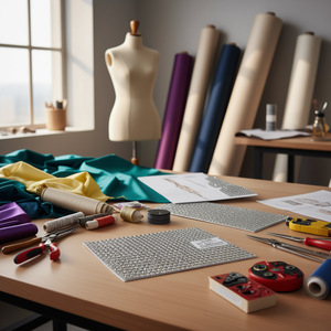 Pannello in Rete Argento Brillante ILAN 5MM 11.8x70CM con Strass - Product Image 2