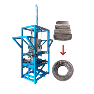 Ce chứng nhận thủy lực lốp tăng gấp đôi Ba Máy tái chế Lốp xe tải Báo Chí thiết bị đóng Gói Một năm bảo hành lốp Changers - Product Image 4