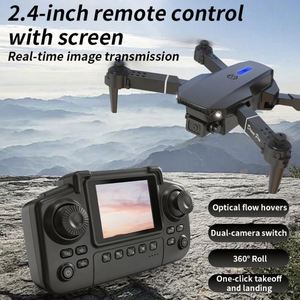 2025 E88Air Screen-Controlled Foldable Plastic Quadcopter <b>Drone</b> Optical Flow Dual-<b>Camera</b> Remote Control Beginners 1km - Product Image 6