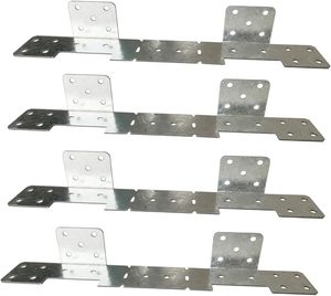 Nhiệm Vụ Nặng Nề Có Thể Điều Chỉnh Cầu Thang Ráp Dây Móc Áo 18 Đo Mạ Kẽm Phổ Cầu Thang Ráp Dây Gắn Chân Đế - Product Image 1