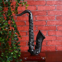 Vintage nostalgique Saxophone modèle accessoires décorations maison Bar boutique vitrines armoires à vin décorations créatives