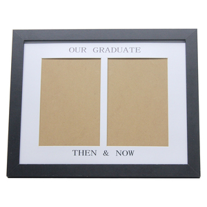 MDF gỗ tốt nghiệp của chúng tôi sau đó và bây giờ khung ảnh cắt dán khung ảnh năm học chấp nhận tùy chỉnh bữa tiệc tốt nghiệp Quà Tặng - Product Image 3