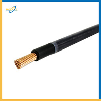 600V THNN THWN fil gainé en Nylon imperméable résistant à la chaleur conducteur en cuivre solide isolation en PVC fils en Nylon électriques THHN