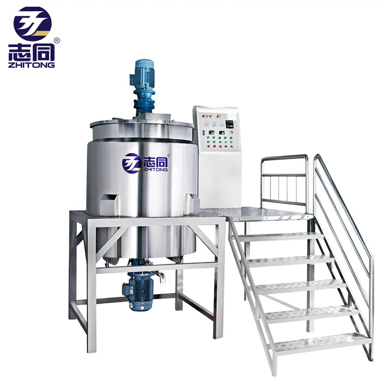 ZT 500L công nghiệp homogenizer trộn trộn chất lỏng xà phòng chất tẩy rửa máy xay sinh tố dầu gội làm hóa chất sản xuất áo khoác Tank