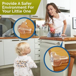 Protezione Angolare in PVC Gaixie Factory, Paraspigoli Morbido in Plastica a Forma di <span class=keywords><strong>L</strong></span> con Design Arrotondato per la Sicurezza dei Bambini nelle Camere dei Bambini - Product Image 3