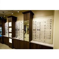 Présentoir de lunettes personnalisé support mural pour lunettes panneau d'affichage en acrylique montage facile