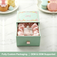 Caja de Regalo Deslizante de Lujo para Muestras de Perfume, Personalizada, con Inserto de Cartón Rígido, Logotipo, Ecológica, de Alta Gama, OEM