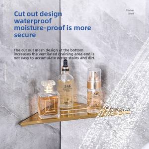 Étagère d'angle murale triangulaire en acier inoxydable <span class=keywords><strong>pour</strong></span> cuisine moderne, étanche et écologique, idéale <span class=keywords><strong>pour</strong></span> salle de bain d'hôtel et <span class=keywords><strong>douche</strong></span> - Product Image 5