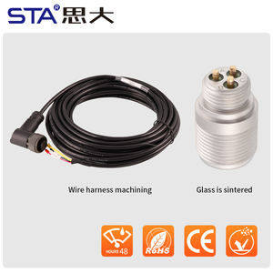 موصل دائري MIL DTL 26482 <span class=keywords><strong>PT</strong></span> MS3116E8-4S MS3112 MS3110 بـ 8 أذرع و4 سنون ذكر وأنثى للطيران مع غلاف وقابس مربع الشكل - Product Image 5