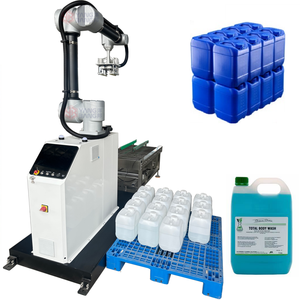 เครื่องจัดเรียงพาเลทแบบหุ่นยนต์สำหรับการวางถังแบบอัตโนมัติ สายการผลิตบรรจุภัณฑ์ที่มีประสิทธิภาพ - Product Image 1