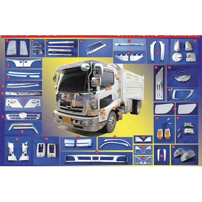 New Design Chrome Truck Body Spare