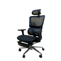 Chaise de bureau ergonomique moderne en maille à dossier haut, pivotante, pour ordinateur, conférence, visiteur, étude, jeu, réception et usage domestique
