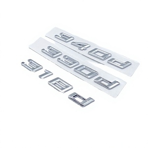Pegatinas 3D para Coche con Letras Negras Brillantes en ABS Cromado para Modelos 318i-335d, Autoadhesivas, 1 Año de Garantía, Accesorios Decorativos - Product Image 4