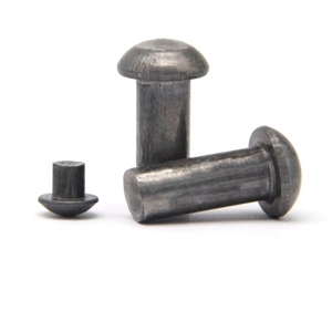 5*50 rắn 6*50 lớp 4.8 thép carbon kết thúc màu đen Fastener 6*40 nửa đầu tròn 5*40 đinh tán rắn - Product Image 1