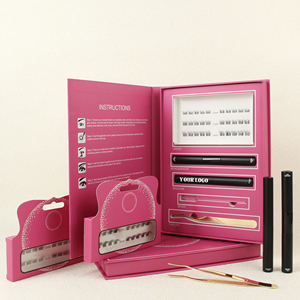 Kit de voyage pour cils en gros – Cils en grappe format voyage, colle et dissolvant, kit d'extension de cils DIY végétalien - Product Image 6