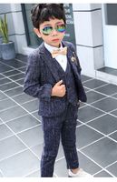 Costume de Mariage pour Garçons d'Honneur, Veste de Blazer Formelle Enfant, Robe d'Anniversaire Élégante, Tenue de Spectacle Scolaire, Violon ou Danse