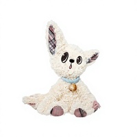 Peluche chien sac à dos 'Catch Fun Listening Puppy' avec rembourrage en polyester et coton PP, coussin de sommeil mignon, cadeau d'anniversaire