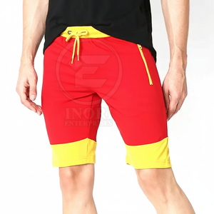 Gran oferta en pantalones cortos de gimnasio informales sólidos de algodón 100% para hombre, fáciles de usar, transpirables, de secado rápido, duraderos, último diseño - Product Image 1