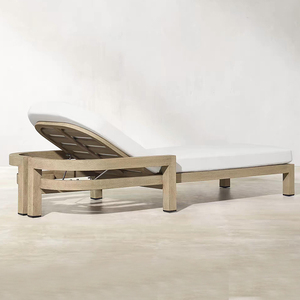 Per tutte le stagioni in legno massello naturale per il tempo libero reclinabile mobili per piscina giardino all'aperto Resort lettino prendisole sedia <span class=keywords><strong>sdraio</strong></span> <span class=keywords><strong>da</strong></span> <span class=keywords><strong>spiaggia</strong></span> - Product Image 2