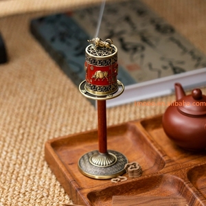 Prix usine <span class=keywords><strong>Bull</strong></span> Brûleur D'encens Rotatif <span class=keywords><strong>Zen</strong></span> Ligne Encens Encensoir Titulaire Boeufs Haute Style Ancien Alliage Décoration. Ménage - Product Image 6
