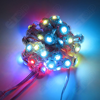 Source de lumière ponctuelle LED 5050 RGB WS2811 UCS1903 IC, lumière LED à pixels DC 12V, diamètre 26 mm