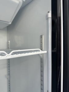 Congélateur vertical vitrine 500L à porte vitrée, refroidissement par ventilateur, pour supermarché, modèle LG-400, trois niveaux, électronique, en promotion - Product Image 4
