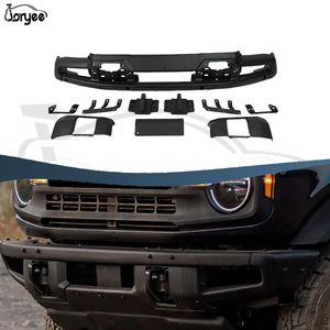 Kit de Divisor de Parachoques Delantero para <span class=keywords><strong>Ford</strong></span> <span class=keywords><strong>Bronco</strong></span> <span class=keywords><strong>2020</strong></span> 2021 2022 2023, con Gancho de Remolque, Acero al Manganeso, Accesorio Exterior - Product Image 1