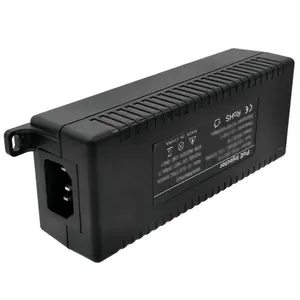 ג 'יגה בייט מזרק פסיבי 65w poe מתג אספקת חשמל גבוה עבור מצלמת CCtv 1000mbps 52v 1.25a מזרק