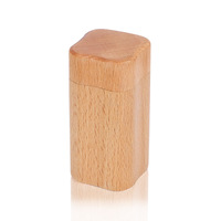 Logo personnalisé Smoking Shop Porte-cigarettes en bois Tube Conteneur Briquet Holder Case Combo Tobacco Stash Case