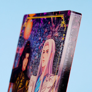 Cartes de sablage acrylique Yang Cheng, ornements de bureau épaissis sur le thème des dessins animés et de l'anime, cadeau - Product Image 3