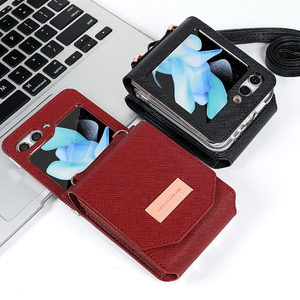 VIETAO Funda de cuero con billetera para <span class=keywords><strong>Samsung</strong></span> para Galaxy <span class=keywords><strong>Z</strong></span> <span class=keywords><strong>Flip</strong></span> 6 PC Funda para teléfono móvil Correa cruzada Stock para <span class=keywords><strong>Z</strong></span> <span class=keywords><strong>Flip</strong></span> 5 4 <span class=keywords><strong>3</strong></span> - Product Image 6