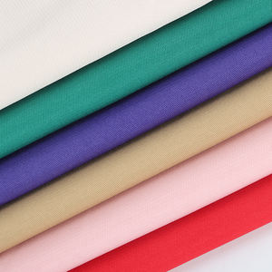 Vente en gros 100% polyester trame élastique sergé duole imitant le tissu de coton pour le tissu coupe-vent - Product Image 6