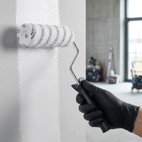 Rouleau de peinture d'angle 4 pouces (100 mm) avec manchon en microfibre pour la peinture des murs, des plafonds et des bordures – Outil de finition pour la peinture – Fournisseur en gros