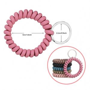 Nouveauté 2025 : Porte-clés spirale flexible extensible pour poignet - Product Image 2
