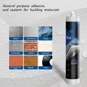 Indoor And Outdoor Permanently Flexible Silver Color Waterproof Silicon Sealant For Roofing