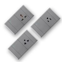 Interrupteur et Prise Murale Intelligents X2 Type Piano Ultra-Mince pour le Mexique, la Dominique et la Colombie – Interrupteur et Prise Électrique Américains Intelligents