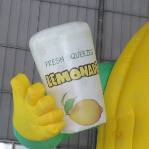 Kustom tiup kue Pop Stan tenda udara Lemon makanan ringan stan untuk makanan penutup tampilan di pameran dan pasar iklan tiup - Product Image 3