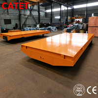Carro Eléctrico Plano Sin Rieles de 33 Toneladas, Personalizable y Flexible, Carretilla de Alta Resistencia para Transporte de Materiales en Fábricas