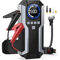 Kit de Herramientas de Emergencia de 12V, Arrancador de Coches de 3000A de Pico, Batería Portátil de Litio de 10000mAh, Paquete de Refuerzo de Batería con Certificación CE FCC UN38.3 para Vehículos de Gasolina