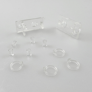 Injection Acrylic PMMA Plastic Parts Custom Transparent Plastic Parts with Polished Surface Water-clear PMMA Material Parts