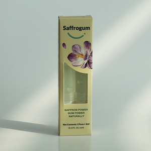 Mini Gel Bucal Desechable, Fórmula Natural <span class=keywords><strong>de</strong></span> Azafrán en Caja <span class=keywords><strong>de</strong></span> 2*4ml, Esencia Compacta Portátil para el Bienestar <span class=keywords><strong>de</strong></span> las Encías, Venta al Por Mayor - Product Image 1