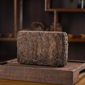 Tè dimagrante all'ingrosso Hunan piccolo mattone scuro forma di grumo di tè nero foglia compressa fermentata - Product Image 3