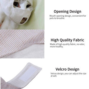 Máscara para Mascotas, Cubierta Bucal para Gatos, Anti-mordidas, Anti-ladridos, Anti-lamidas, Transpirable, Bozal para Gatos - Product Image 4