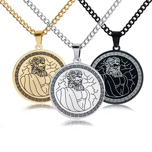 Reiurn — collier Punk Hip Hop authentique, pendentif en acier inoxydable, cadeau spécial