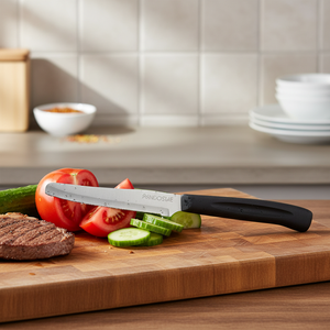 Coltelli da cucina Premium 43833 Design ergonomico in acciaio inossidabile resistente per un uso confortevole - Product Image 3