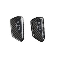 Étui de protection pour clé de voiture en fibre de carbone pour VW Volkswagen Golf 8 MK8 ID.3 ID.4 pour Skoda Octavia 4 A8 Seat Leon MK4 Cupra Formentor