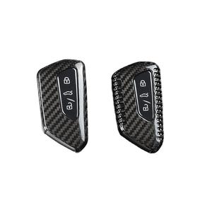 Funda de Fibra de Carbono para Llave de Coche VW Volkswagen Golf 8 MK8 ID.3 ID.4, para Skoda Octavia 4 A8, Seat Leon MK4 Cupra Formentor - Product Image 2