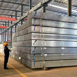 Tubería galvanizada de inmersión en caliente, tubo cuadrado rectangular de acero al carbono hueco, 20x40, 40x60, 80x80, SHS - Product Image 5